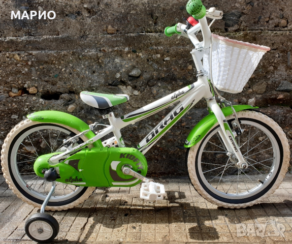 Алуминиев Детски велосипед 16 цола Drag Alpha Отличен, снимка 1 - Велосипеди - 45049795
