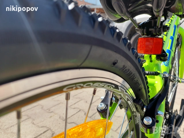CROSS Велосипед 24" SPEEDSTER зелен, снимка 9 - Велосипеди - 53848865