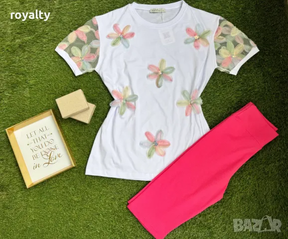 Памучни дамски комплекти , снимка 6 - Спортни екипи - 49756097