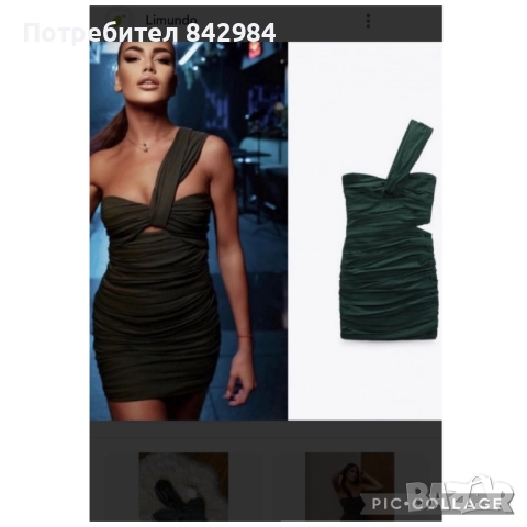 Рокля Зара, снимка 2 - Рокли - 52554205