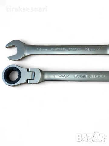 Комплект Звездогаечни Трещотни Ключове с Чупещо Рамо 6-32 мм – 22 части HAWEK, снимка 3 - Други инструменти - 50720779