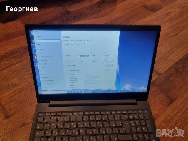 Лаптоп Lenovo V15-ADA 16 GB RAM 256 GB SSD, снимка 10 - Лаптопи за дома - 53752330