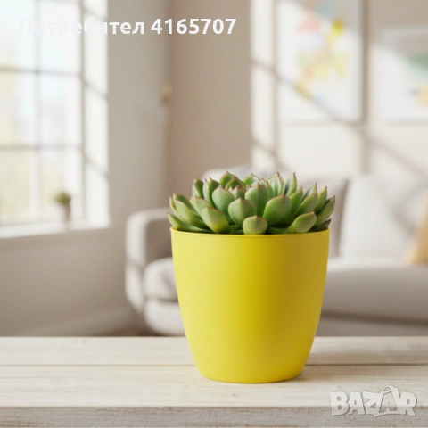 Саксия с поливна система Ø18×H16 см - за здрава коренова система, снимка 6 - Други стоки за дома - 53527177