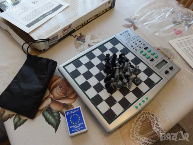 Продавам електронен шах Talking Chess Master – Krypton Systema с гласова обучителна система, снимка 9 - Шах и табла - 53885712