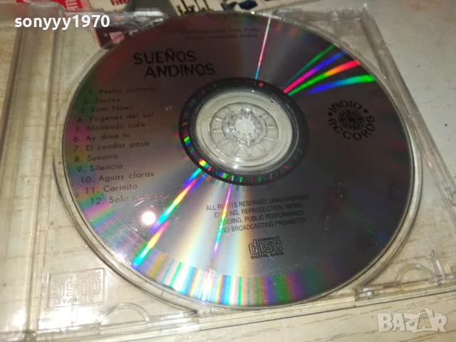 SUENOS ANDINOS CD 1506250939, снимка 12 - CD дискове - 50670222