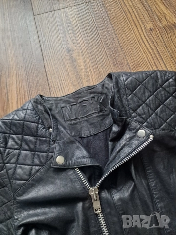 Страхотно дамско кожено яке MDK размер 38 , естествена кожа,, снимка 10 - Якета - 52475395
