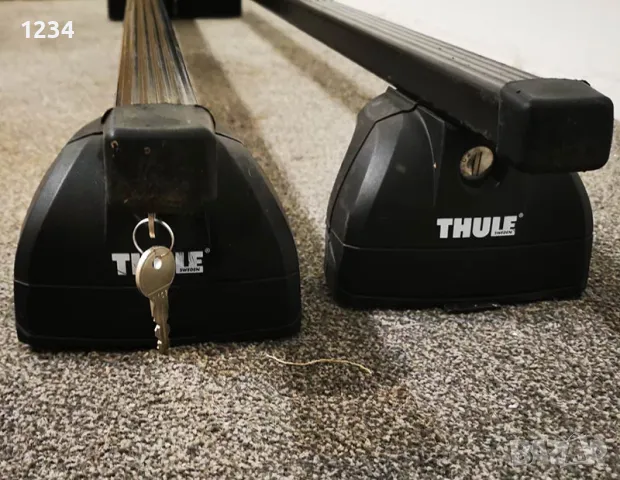  Багажник напречни греди THULE за CHRYSLER Voyager KIA Carnival DODGE Caravan, снимка 2 - Аксесоари и консумативи - 50323653