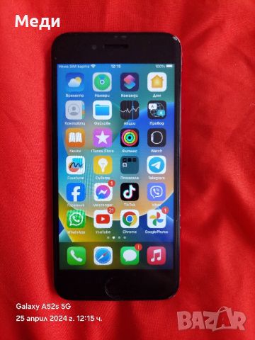 Iphone 8 64GB red edition 100% Кап, снимка 3 - Apple iPhone - 45449283