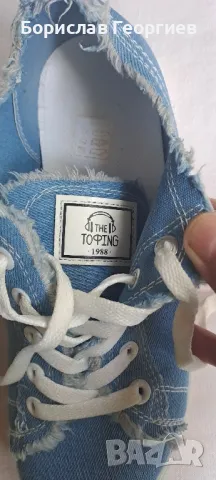 Дънкови маратонки , снимка 4 - Маратонки - 50229467