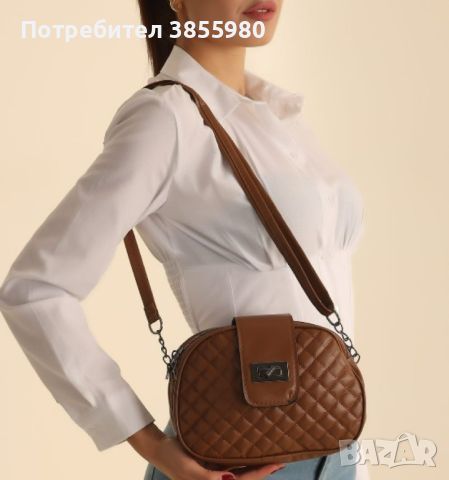Елегантна дамска ежедневна чанта с три прегради, снимка 2 - Чанти - 45724246