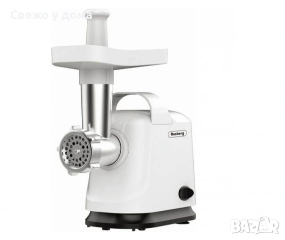 Месомелачка Rosberg, 800W, приставка за домати - ГАРАНЦИЯ 2 години , снимка 2 - Месомелачки - 54053970