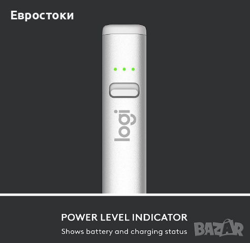 Стилус Logitech Crayon Digital Pencil за iPad с USB-C, цвят: сребрист, снимка 2 - Аксесоари за Apple - 46010346