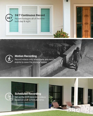 SECULINK Хибриден 16-канален DVR, 5MP, 5в1 Видеорекордер с H.265 компресия , снимка 5 - Комплекти за видеонаблюдение - 53380561