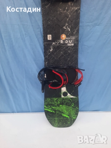 сноуборд 160см.  BURTON RADIUS, FLATtop с автомати, снимка 3 - Зимни спортове - 52776860