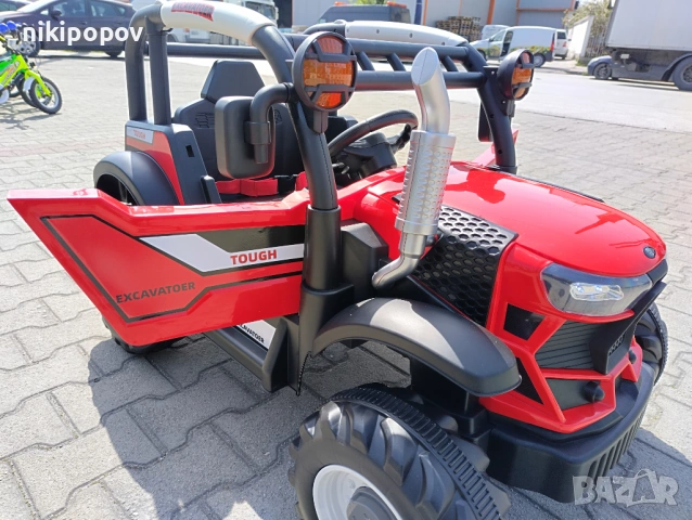 TEXAS акумулаторен трактор HARVEST червен, снимка 9 - Други - 53849439