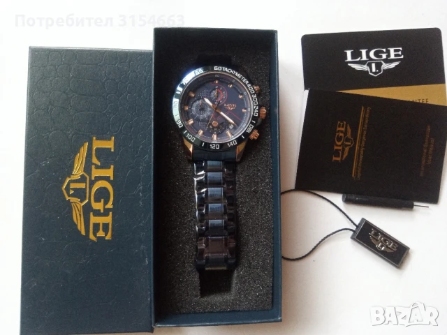 Луксозен мъжки часовник , снимка 7 - Мъжки - 50599246