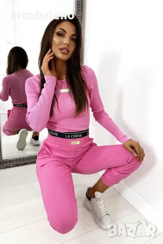 Дамски комплект горнище и панталон Sleepy Mood, 3цвята , снимка 12 - Комплекти - 49400325