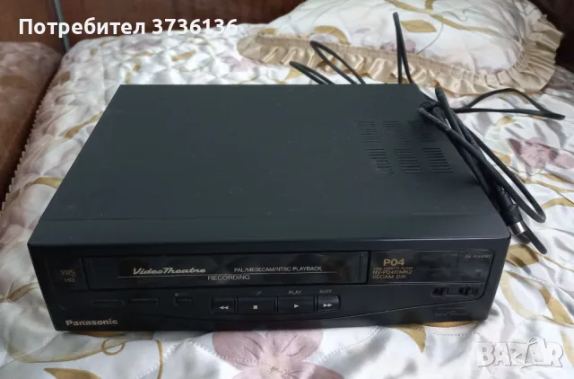 Записващ Видеокасетофон - Video cassette player Panasonic - NV-P04RM2EE, снимка 6 - Плейъри, домашно кино, прожектори - 48234473