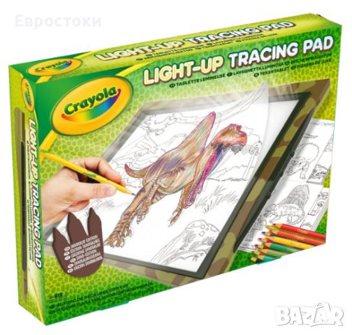 Светеща магическа дъска за рисуване CRAYOLA Динозаври, снимка 2 - Образователни игри - 45343941