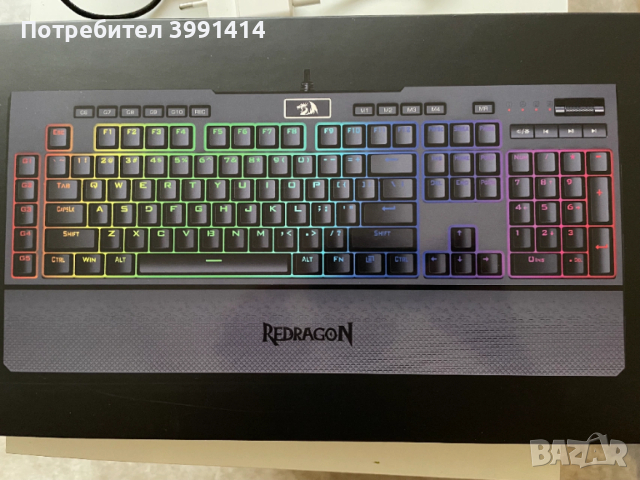 Чисто Нова Механична RGB Redragon Brahma PRO K586PRO-BK