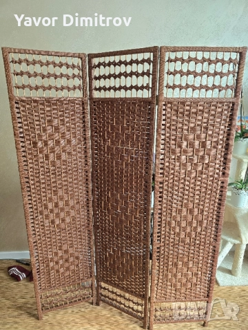 Параван от естествен ратан, снимка 5 - Паравани - 52428764