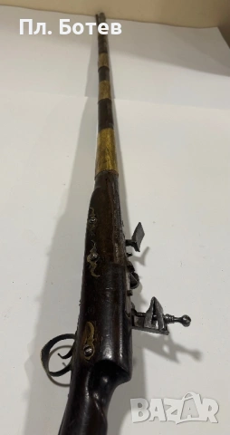 Стара кремъчна пушка, снимка 8 - Антикварни и старинни предмети - 53976699