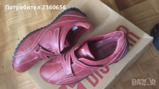 Еcco естествена кожа дамски обувки, снимка 1 - Дамски ежедневни обувки - 45710758