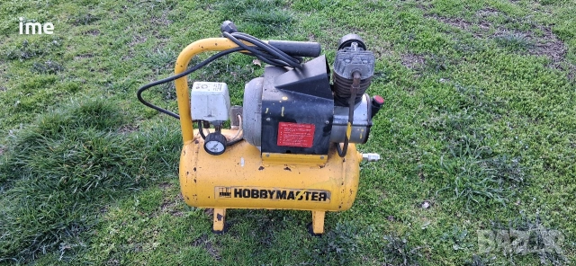Маслен компресор за въздух. НОМЕР 02. Hobby Master. 20 литра бутилка. Работещ. Внос от Германия.