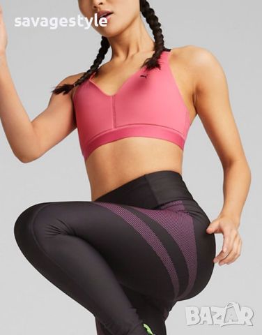 Дамско спортно бюстие PUMA Low Impact Elite Strappy Training Bra Pink, снимка 3 - Потници - 46166236