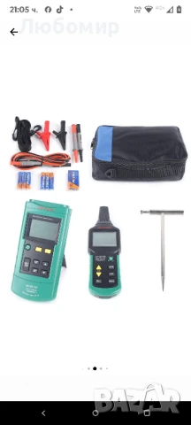 Детектор за електрически кабели Mayilon, MY6818, Функция за локализиране на тръби, снимка 10 - Други инструменти - 50667632