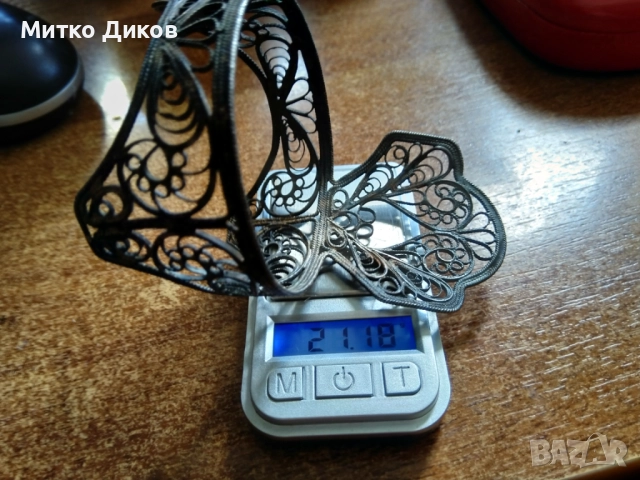 Посребрен съд за хайвер солница горчичник СССР с две лъжички и филигран 21 грама, снимка 14 - Други ценни предмети - 51553346