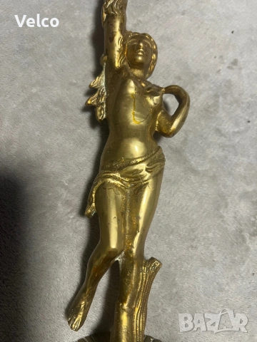 бронзова фигура , снимка 3 - Антикварни и старинни предмети - 53404120
