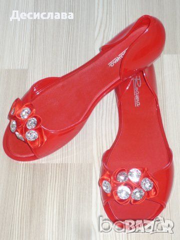 Дамски силиконови обувки номер 40-41, снимка 1 - Дамски ежедневни обувки - 45492772