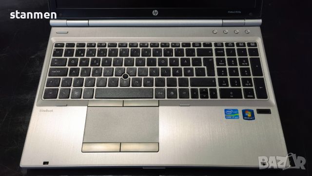 Продавам лаптоп HP EliteBook 8560p/i7 4х2.7ghzThr/SSD500gb/16gb/мат15.6"сКам/3ч.Бат/Rs232/Профилакти, снимка 8 - Лаптопи за дома - 45414598
