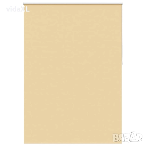 Руло щора 160 х 230 см, цвят бежов（SKU:240177​）, снимка 1