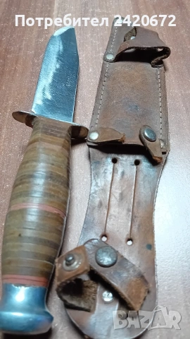 стар кован нож .Кавказка  кама