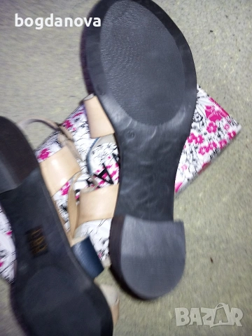 Чисто нови необувани сандали на ток от естествена кожа, снимка 6 - Сандали - 53992442