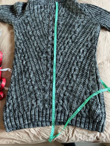 H&M Дамски дълъг пуловер / рокля, S-M, снимка 7 - Блузи с дълъг ръкав и пуловери - 45717439