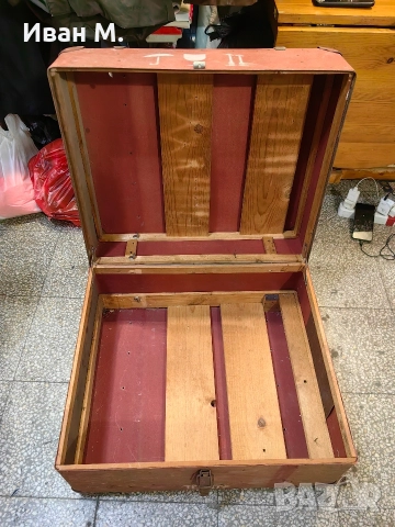 Немски транспортен сандък , снимка 9 - Антикварни и старинни предмети - 52814684