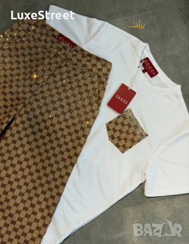 Gucci 🤍Дамски Комплект , снимка 3 - Комплекти - 53682927