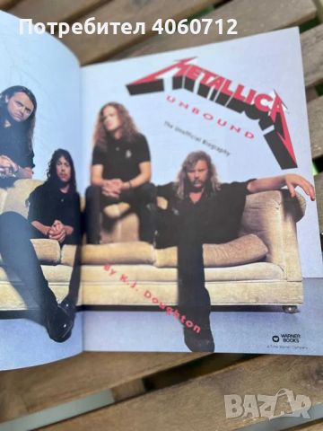 Оригинална биографична книга за Metallica/Металика, снимка 3 - Други - 45223960