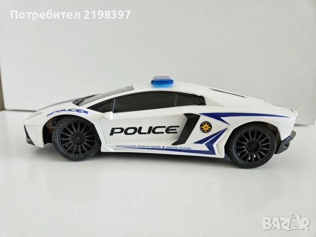 Детска играчка полицейска кола, снимка 5 - Коли, камиони, мотори, писти - 51549238