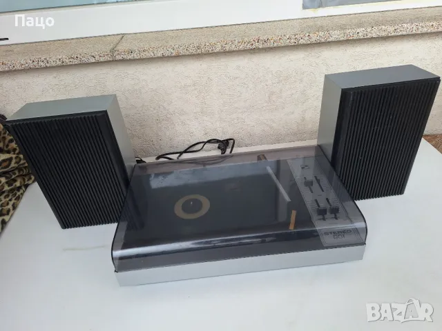 ГРАМОФОН С 2 КОЛОНИ/ VINTAGE//промо цена/