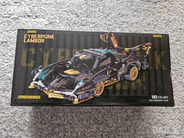 Сглобяем модел - Cyberpunk Lambor - (конструктор/lego)