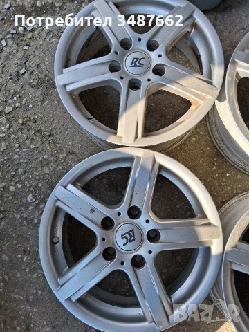15цола 5 ×112 6J ×15 ет 47 ц.57.1мм , снимка 3 - Гуми и джанти - 54238549