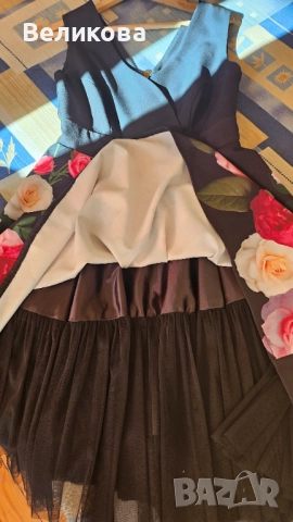 Флорална официална рокля, снимка 4 - Рокли - 52274326