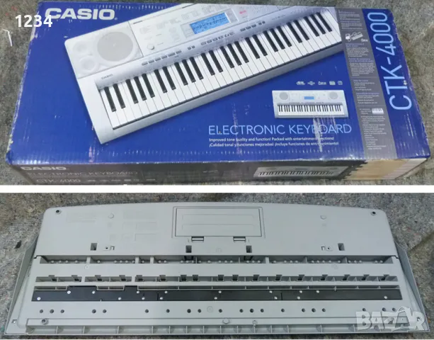 синтезатор клавир CASIO CTK-4000 пиано 5 октави плътни динамични клавиши и USB, снимка 5 - Синтезатори - 48423278