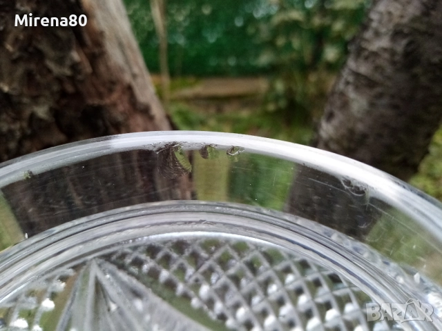 Огромна кристална ваза винтидж, снимка 8 - Вази - 52959125