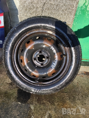 Резервна гума(Патерица)-Дачия Логан 2010, снимка 6 - Гуми и джанти - 52668565