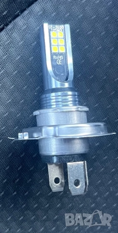 H4 120W!!! 12v led лед крушки 2бр., снимка 2 - Аксесоари и консумативи - 51787750